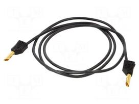 Test lead | 60VDC | 30VAC | 19A | banana plug 4mm,both sides | Len: 1m