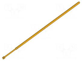 Test needle | Spring compression: 4.3mm | 6.35mm | 3A | CuBe | Ø: 0.9mm