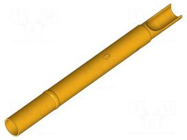 Test probe socket | gold-plated | KS-004 | soldered | L: 30.48mm