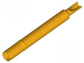 Test probe socket | gold-plated | KS-005 | soldered | L: 33.27mm