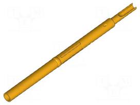Test probe socket | gold-plated | KS-100 | soldered | L: 30mm