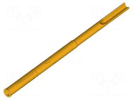 Test probe socket | gold-plated | KS-101 | L: 26mm | test needles