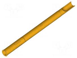 Test probe socket | gold-plated | KS-112 | L: 30mm | test needles