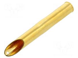 Test probe socket | gold-plated | KS-113 | L: 23mm | test needles