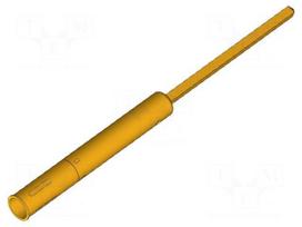 Test probe socket | gold-plated | KS-113 | L: 43mm | test needles
