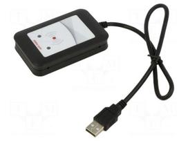 RFID reader | 4.3÷5.5V | USB | antenna | Range: 100mm | 88x56x18.5mm