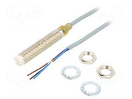 Sensor: inductive | OUT: NPN / NO | 0÷10mm | 10÷36VDC | M12 | 2m | IP67