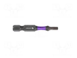Screwdriver bit | hex key | HEX 6mm | 1/4" | Kind: impact | 2pcs.
