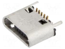 Connector: USB B micro | socket | SMT | PIN: 5 | vertical | USB 2.0 | 1.8A