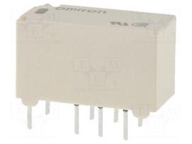 Relay: electromagnetic | Ucoil: 12VDC | DPDT | Icontacts max: 2A | G6S