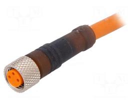 Cable: for sensors/automation | PIN: 3 | M8 female | straight | 2m