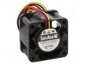 Fan: DC | axial | 12VDC | 40x40x28mm | 19.2m3/h | 37dBA | ball | 8700rpm