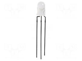 LED | red/green | 5mm | 40° | Front: convex | 2÷2.8/2.1÷2.8VDC