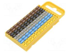 Markers | Marking: L1,L2,L3,N,ground | 4.3÷5.3mm | polyamide | WIC