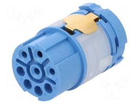 Connector: M23 | contact insert | PIN: 8(4+4) | female | for cable