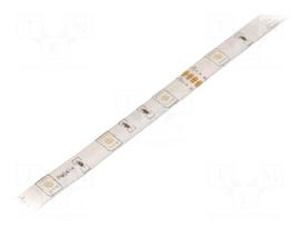 LED tape | RGB | Case (mm): 5060 | LED/m: 30 | 10mm | brown PCB | 120°