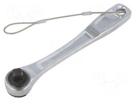 Wrench: rattle | for working at height | 200mm | 3/8"