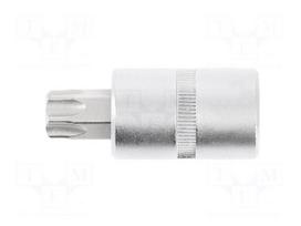 Socket: Torx®-bit | TX27 | 1/2" | 55mm | Chrom-vanadium steel
