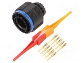 Connector: military | plug | male | PIN: 10 | MIL-DTL-38999 Series III