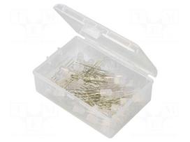 Diode: LED-kit | THT | 5mm | 50pcs | red/green | 3÷15VDC | plastic box