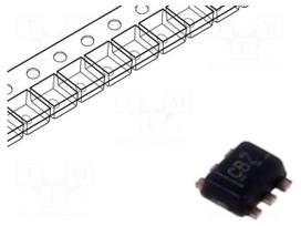 IC: temperature sensor | -40÷125°C | SOT563 | SMD | Accur: ±3°C | tape