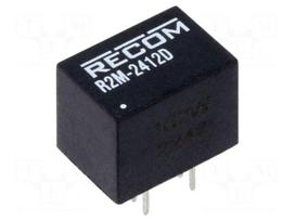 Converter: DC/DC | 2W | Uin: 9÷36VDC | Uout: 12VDC | Uout2: 12VDC | SIP8