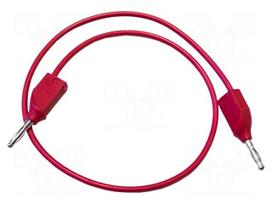 Test lead | 20A | banana plug 4mm,both sides | Urated: 3kV | Len: 0.5m