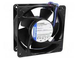 Fan: DC | axial | 48VDC | 119x119x38mm | 346.2m3/h | 67dBA | ball | 6800rpm
