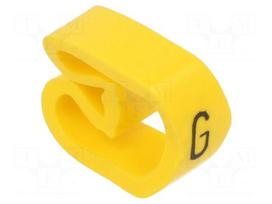 Markers | Marking: G | 8÷16mm | PVC | yellow | leaded | PA-3 | UL94V-0