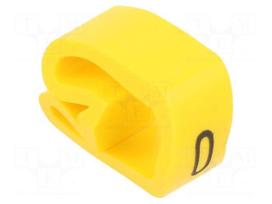 Markers | Marking: O | 8÷16mm | PVC | yellow | -30÷60°C | leaded | PA-3