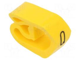 Markers | Marking: Q | 8÷16mm | PVC | yellow | -30÷60°C | leaded | PA-3
