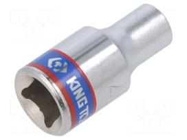 Socket: 12-angles | socket spanner | 4.5mm | 1/4" | short