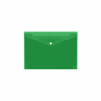 Envelope with print Forpus, A4, plastic, green, transparent 0820-006