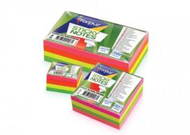 Sticky Notes Forpus, Neon, 75x75mm, assorted, cube (1x320)  0717-112