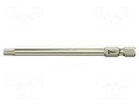 Screwdriver bit | Hex Plus key | HEX 4mm | 1/4" | Overall len: 89mm