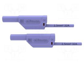Test lead: single | 32A | banana plug 4mm,both sides | Urated: 1kV
