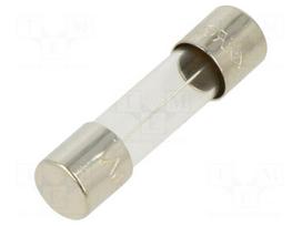 Fuse: fuse | cylindrical,glass | 1.6A | 250VAC | time-lag | 5x20mm | S506