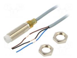 Sensor: inductive | OUT: PNP / NO | 0÷8mm | 10÷36VDC | M12 | 2m | IP67