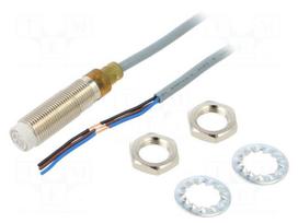 Sensor: inductive | OUT: NPN / NO | 0÷10mm | 10÷36VDC | M12 | 2m | IP67