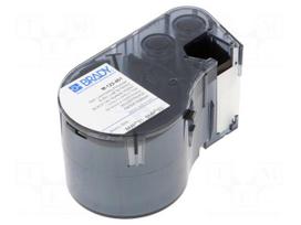 Self-laminating cable label | 12.7mm | white | H: 28.58mm
