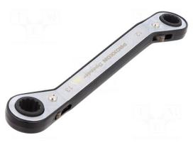 Wrench: ring | double-sided,rattle | 12mm,13mm | Speeder