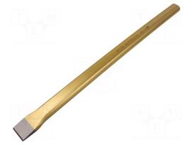 Cold chisel | flat | L: 400mm | Tipwidth: 27mm
