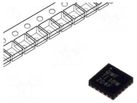 IC: driver | boost | LED driver | WQFN16 | 180mA | 5÷39V | Ch: 6 | 5÷24VDC