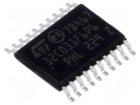 IC: STM32 ARM microcontroller | 48MHz | TSSOP20 | 2÷3.6VDC | -40÷85°C