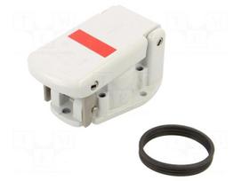 Enclosure for connectors: circular | IP69K | spring latch