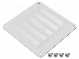 Guard | steel | Cutout: 95x104mm | IP23 | Mounting: screw | RAL 7035