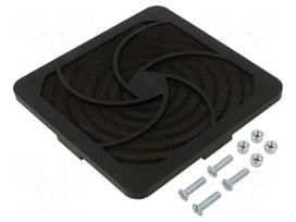 Guard | D: 11mm | IP20 | Body dim: 124x124mm | black