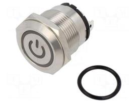 Switch: vandal resistant | Pos: 2 | SPST-NO | 20A/220VAC | IP40 | OFF-ON