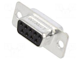 Connector: D-Sub | PIN: 9 | socket | female | straight | soldering | 7.5A
