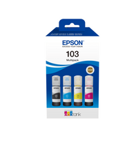 Epson 103 EcoTank (C13T00S64A) Ink Refill Bottles Multipack, CMYK